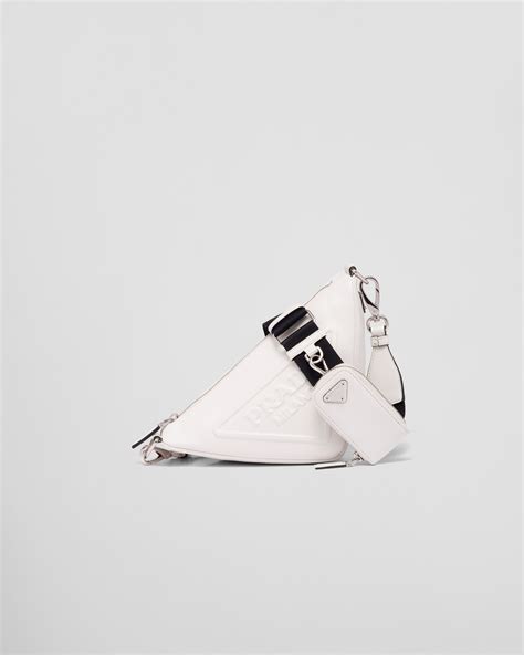 prada triangle bag white|prada triangle bag dupe.